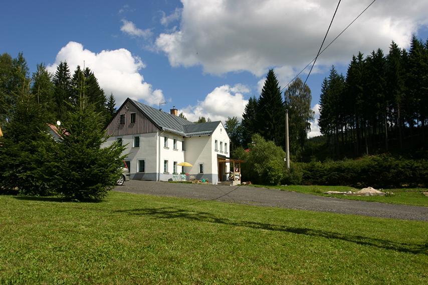 Jeleni Chata Skladanka Lučany nad Nisou Buitenkant foto